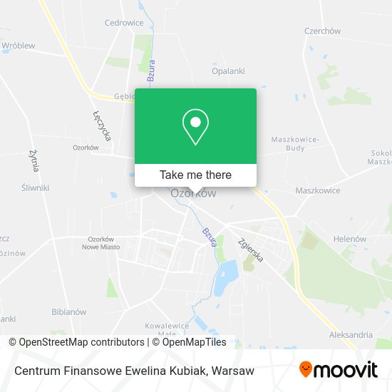 Centrum Finansowe Ewelina Kubiak map