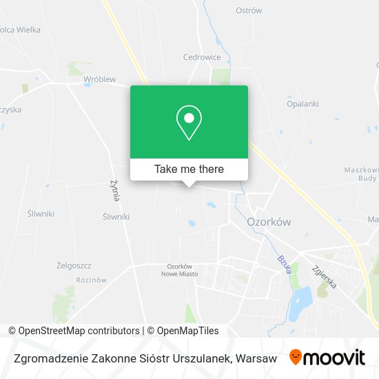 Zgromadzenie Zakonne Sióstr Urszulanek map