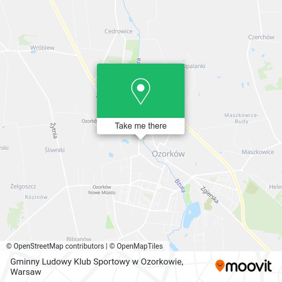 Gminny Ludowy Klub Sportowy w Ozorkowie map