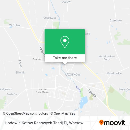 Карта Hodowla Kotów Rasowych Tasdj Pl