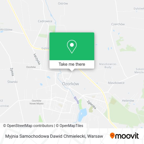 Myjnia Samochodowa Dawid Chmielecki map