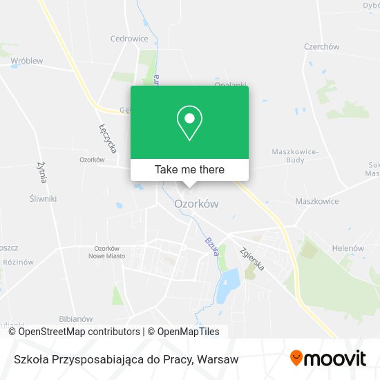 Szkoła Przysposabiająca do Pracy map