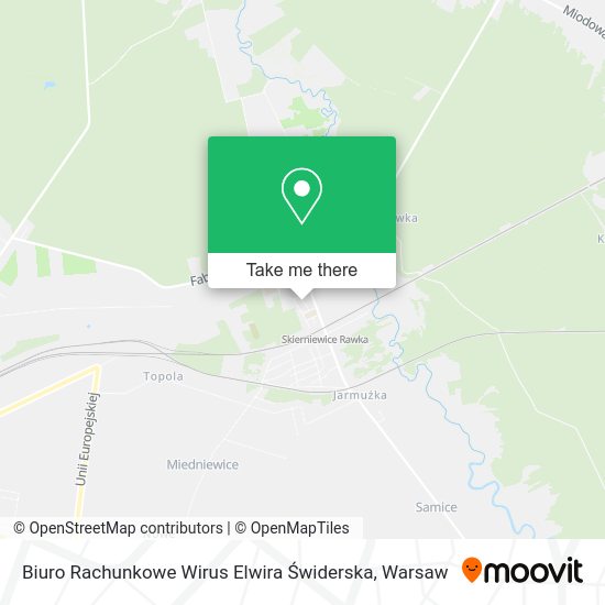 Biuro Rachunkowe Wirus Elwira Świderska map