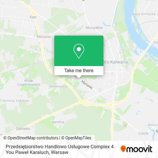 Przedsiębiorstwo Handlowo Usługowe Complex 4 You Paweł Karaluch map