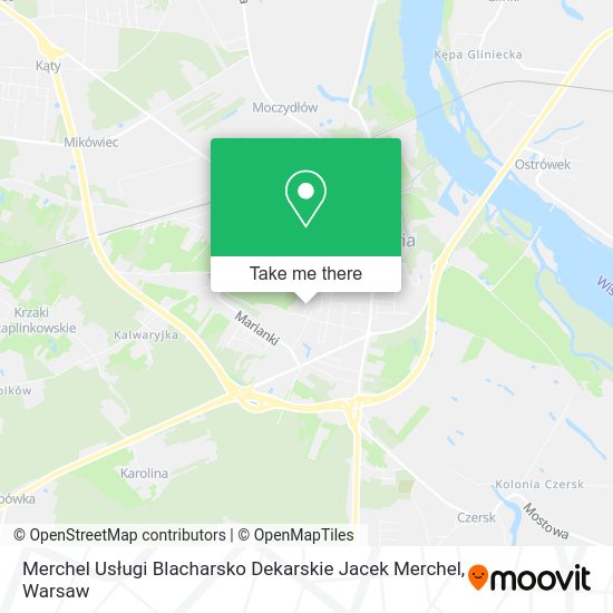 Merchel Usługi Blacharsko Dekarskie Jacek Merchel map