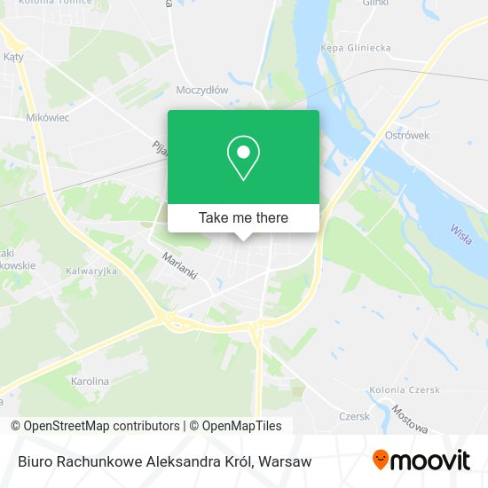 Biuro Rachunkowe Aleksandra Król map