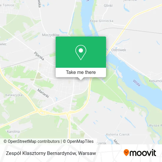 Карта Zespół Klasztorny Bernardynów