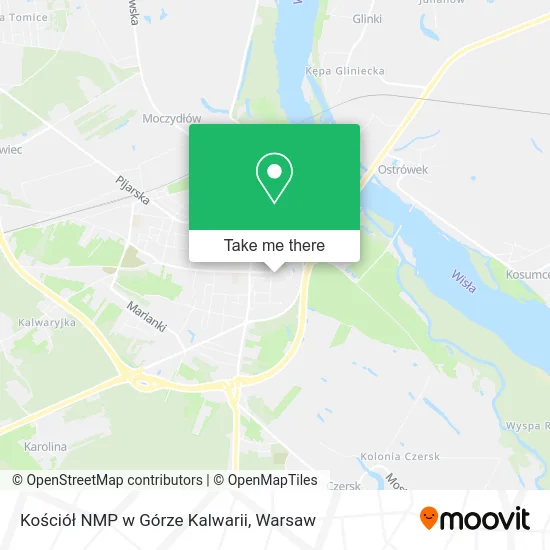 Карта Kościół NMP w Górze Kalwarii