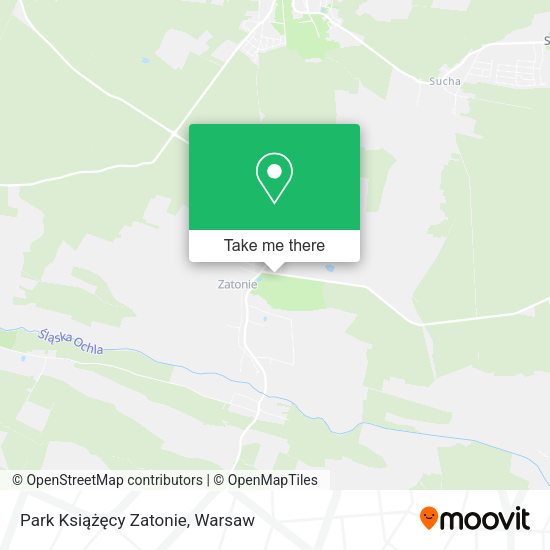 Park Książęcy Zatonie map