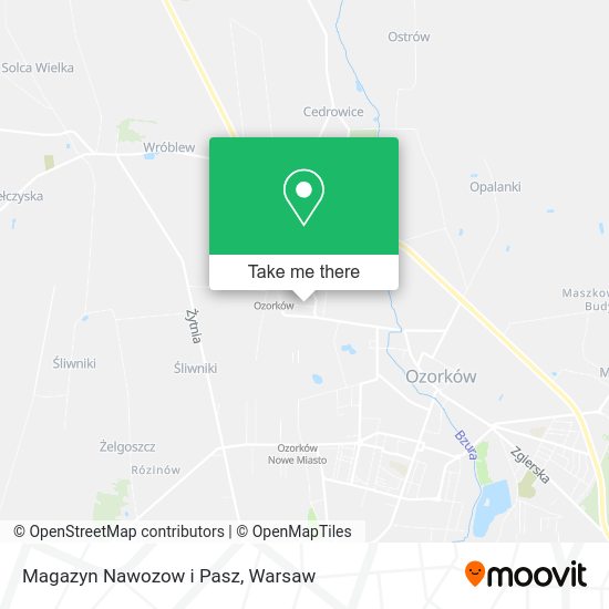 Magazyn Nawozow i Pasz map