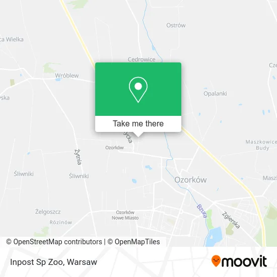 Карта Inpost Sp Zoo