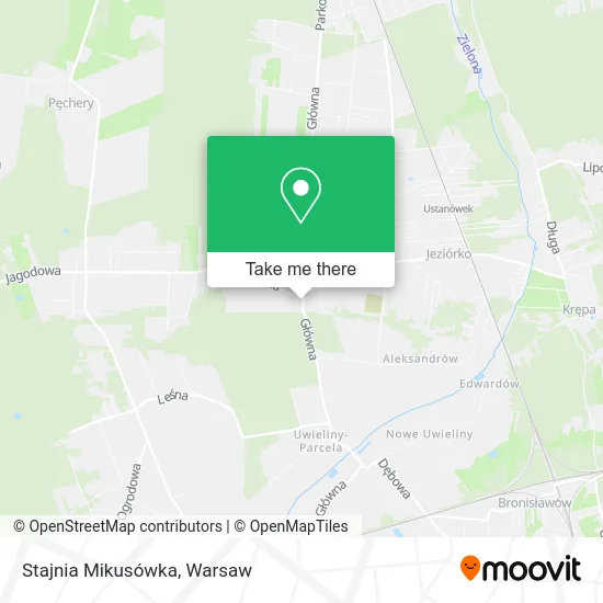 Stajnia Mikusówka map