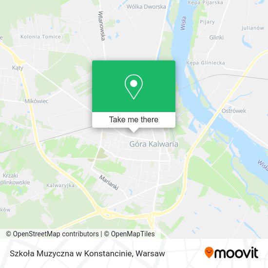 Szkoła Muzyczna w Konstancinie map