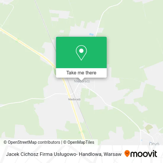 Jacek Cichosz Firma Usługowo- Handlowa map