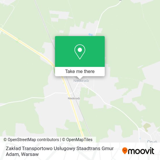 Карта Zakład Transportowo Usługowy Staadtrans Gmur Adam