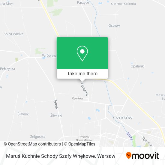 Maruś Kuchnie Schody Szafy Wnękowe map