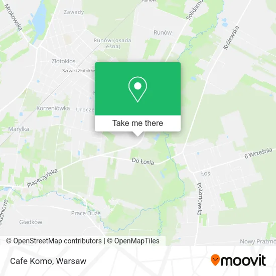 Cafe Komo map