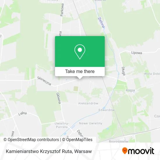 Kamieniarstwo Krzysztof Ruta map