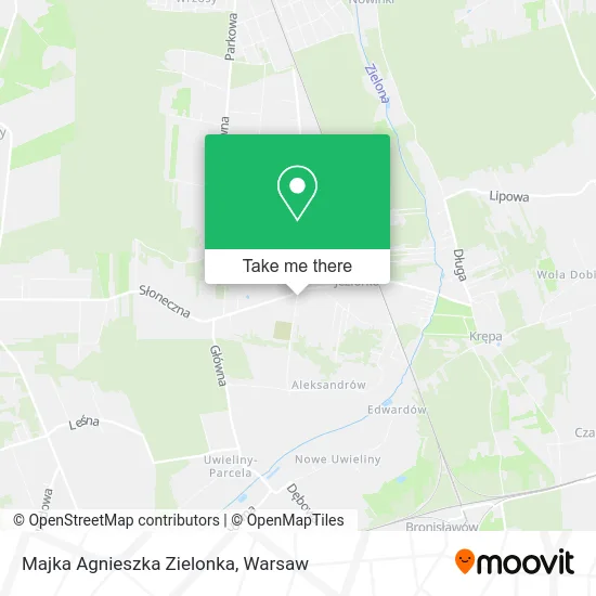 Majka Agnieszka Zielonka map