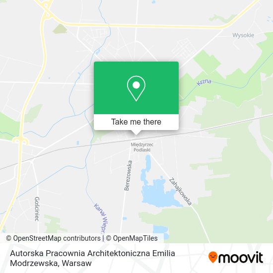 Autorska Pracownia Architektoniczna Emilia Modrzewska map