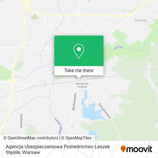 Agencja Ubezpieczeniowa Pośrednictwo Leszek Stęślik map