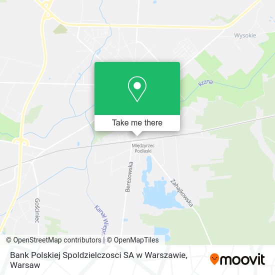 Bank Polskiej Spoldzielczosci SA w Warszawie map