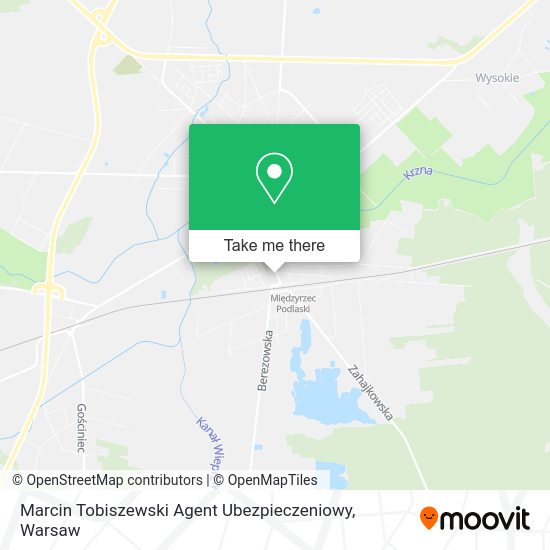 Marcin Tobiszewski Agent Ubezpieczeniowy map