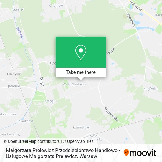 Małgorzata Prelewicz Przedsiębiorstwo Handlowo - Usługowe Małgorzata Prelewicz map