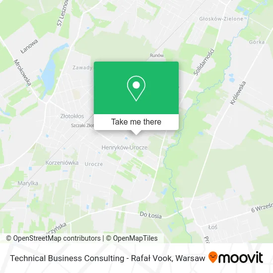 Technical Business Consulting - Rafał Vook map
