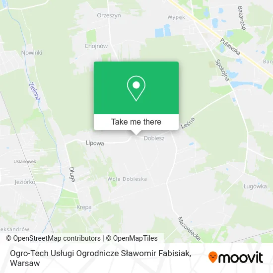 Ogro-Tech Usługi Ogrodnicze Sławomir Fabisiak map