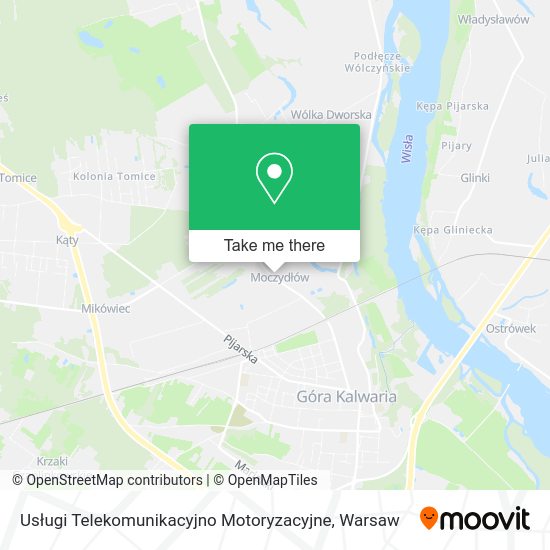 Usługi Telekomunikacyjno Motoryzacyjne map