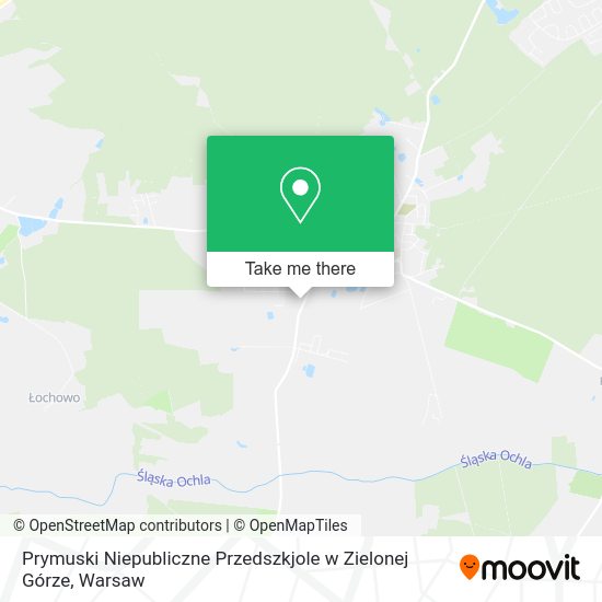 Prymuski Niepubliczne Przedszkjole w Zielonej Górze map