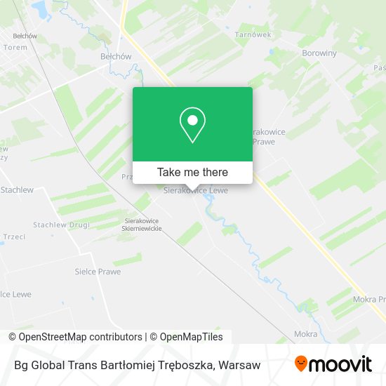 Bg Global Trans Bartłomiej Tręboszka map