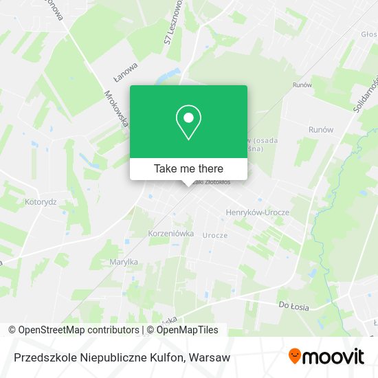 Przedszkole Niepubliczne Kulfon map