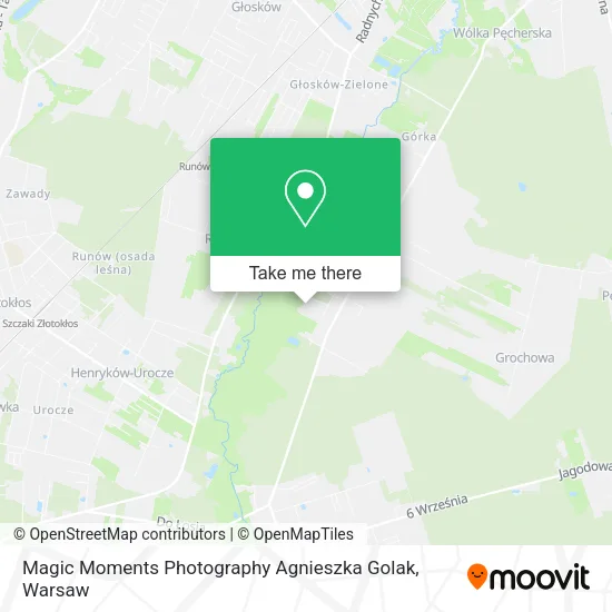 Magic Moments Photography Agnieszka Golak map