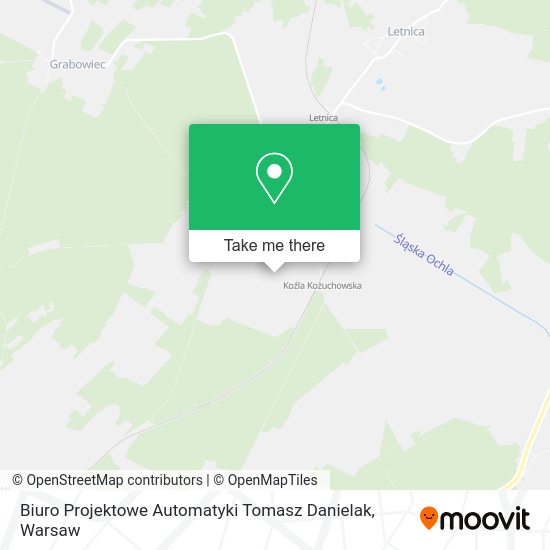 Biuro Projektowe Automatyki Tomasz Danielak map