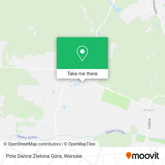 Pole Dance Zielona Góra map