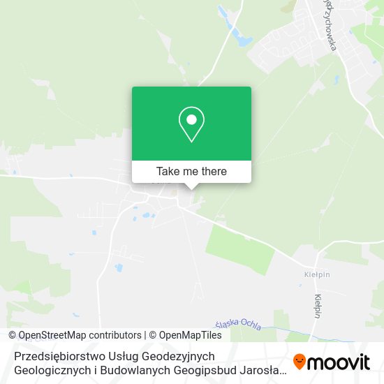 Przedsiębiorstwo Usług Geodezyjnych Geologicznych i Budowlanych Geogipsbud Jarosław Grzelak map