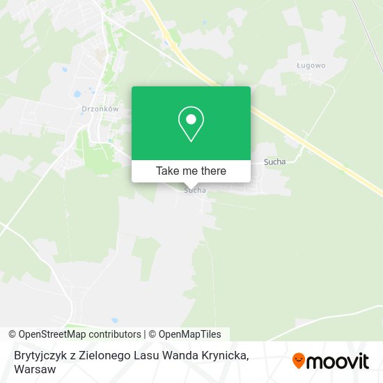 Brytyjczyk z Zielonego Lasu Wanda Krynicka map