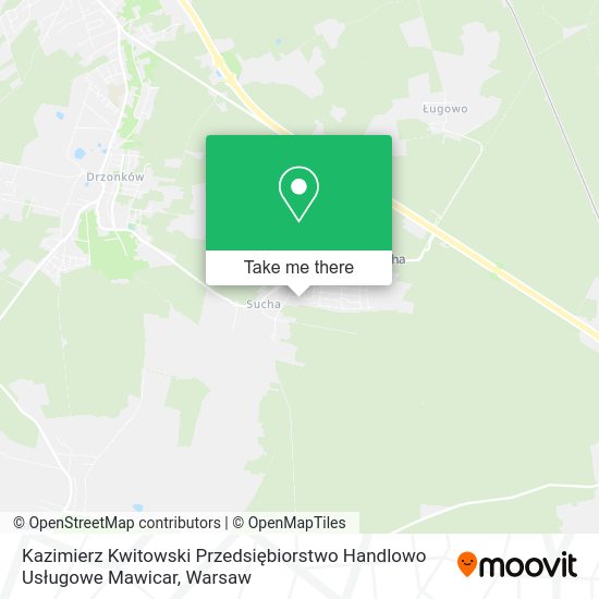 Kazimierz Kwitowski Przedsiębiorstwo Handlowo Usługowe Mawicar map