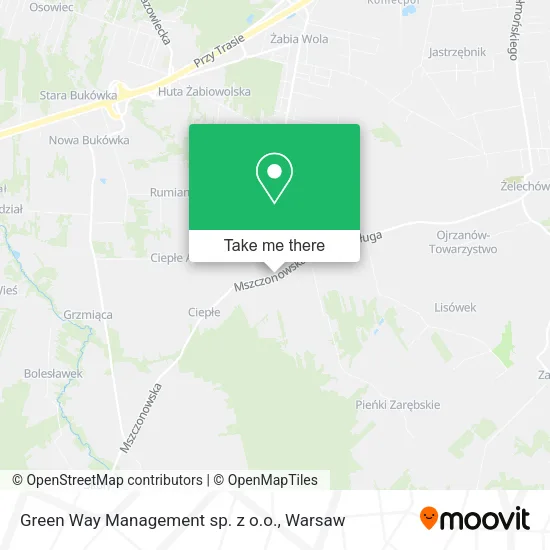 Карта Green Way Management sp. z o.o.