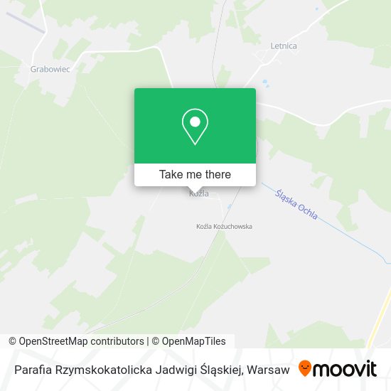 Parafia Rzymskokatolicka Jadwigi Śląskiej map