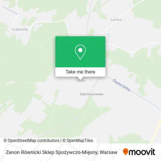 Zenon Równicki Sklep Spożywczo-Mięsny map