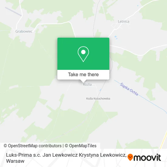 Карта Luks-Prima s.c. Jan Lewkowicz Krystyna Lewkowicz