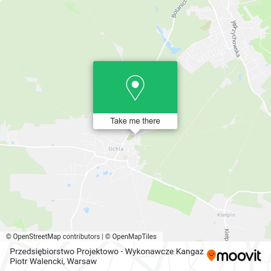 Przedsiębiorstwo Projektowo - Wykonawcze Kangaz Piotr Walencki map