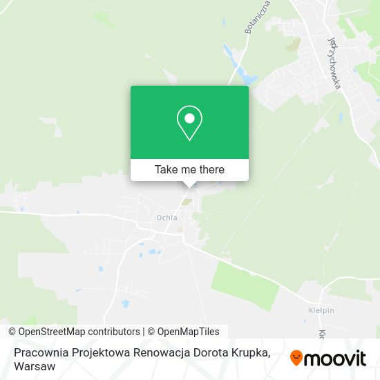 Pracownia Projektowa Renowacja Dorota Krupka map