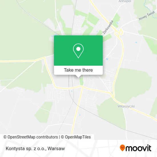 Карта Kontysta sp. z o.o.