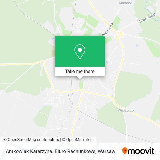 Antkowiak Katarzyna. Biuro Rachunkowe map