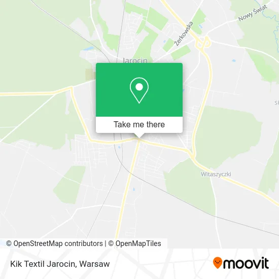 Карта Kik Textil Jarocin