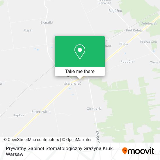 Prywatny Gabinet Stomatologiczny Grażyna Kruk map